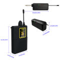 Portable Wireless Headset Microphone+Lavalier Mic System Teaching Speech Interview Vlog Live Tourist guide. 