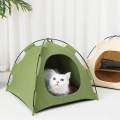 Cat House Anti Slip Handmade Kennel Pet Tent Nest for Camping Cats L. 
