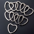10PCS Heart Metal Key Holder Split Rings Keyring Keychain Hoop Loop DIY Cherry Super Store.