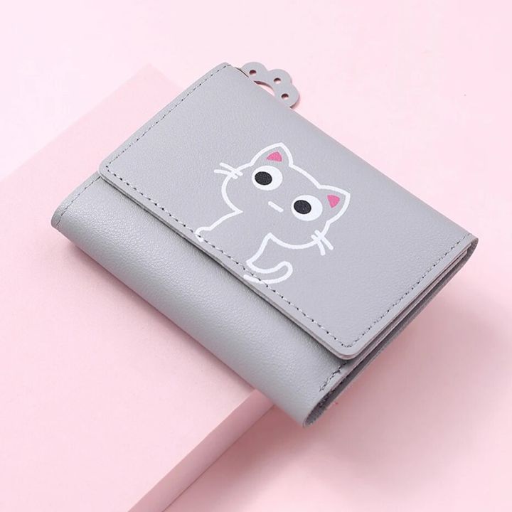 Women's%20Cute%20Cat%20Wallet%20Female%20Small%20Short%20PU%20Leather%20Purse%20Ladies%20Card%20Holder%20Money%20Bag%20Hasp%20Creative%20Fashion%20Wallet%20Girls%20Gift%20-%20Image%202