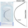 Precision Curved Body Piercing Needles Sterilized Surgical Stainless Steel Body Piercing Needles 20G/18G/16G/14G Choosable. 
