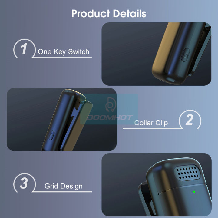 Doomhot%20Wireless%20Lavalier%20Microphone%20Cordless%20Omnidirectional%20Condenser%20Noise%20Reduction%20Wireless%20Lapel%20Mic%20for%20Video%20Recording%20Plug-Play%20Wireless%20Clip%20Mic%20LED%20Power%20Digital%20Display%20-%20Image%206