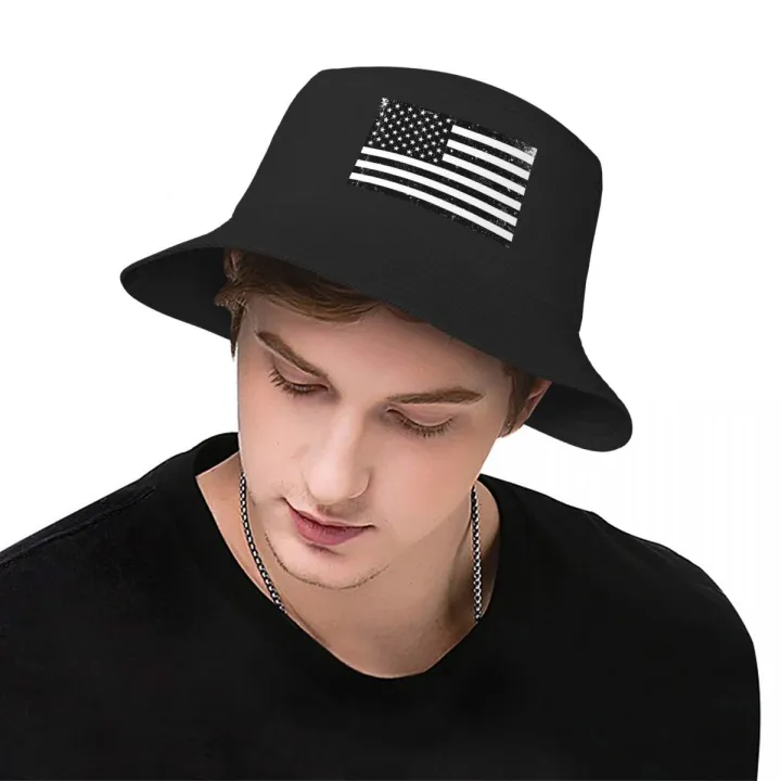 Custom%20Grunge%20American%20Flag%20Bucket%20Hat%20Men%20Women%20United%20States%20USA%20Stars%20Stripe%20Outdoor%20Sun%20Summer%20Camping%20Cap%20-%20Image%205