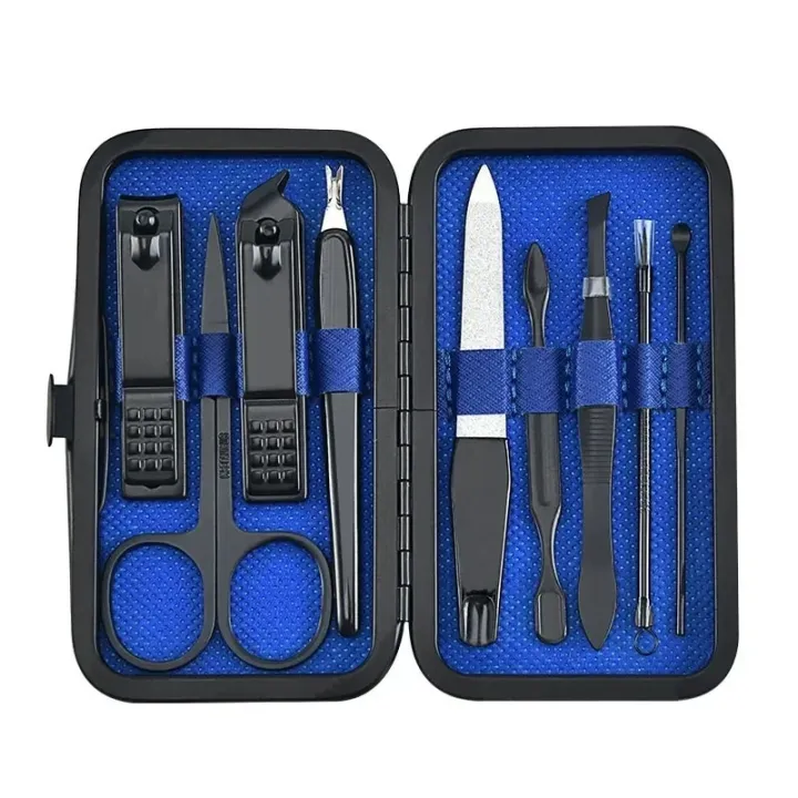 9Pcs%20Nail%20Clippers%20Manicure%20Set%20Portable%20Travel%20Stainless%20Steel%20Nail%20Cutter%20Pedicure%20Tool%20Kit%20Fingernail%20Suit%20-%20Image%203
