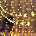 28 Led Star Shape String Led Fairy Light - Warm White.