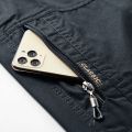 FGN Middle-Aged and Elderly Cropped Trousers for Men Summer Large Size Loose Casual Dad Summer Wear Short Pants Elastic Outer Wear.