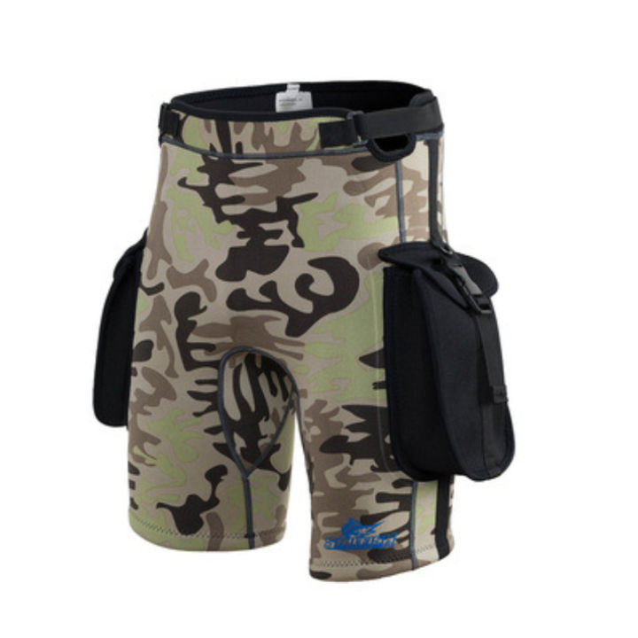 3mm%20Neoprene%20Wetsuit%20Tech%20Shorts%20Submersible%20Load%20Weight%202%20Pocket%20Pants%20Bandage%20Pant%20Scuba%20Diving%20Equipment%20Accessories%20-%20Image%204