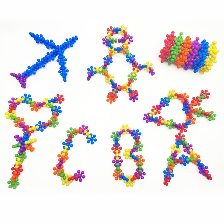 Cross-border%203D%20three-dimensional%20plum%20blossom%20building%20blocks%20puzzle%20fun%20assembly%20children's%20snowflake%20flakes%20enlightenment%20early%20education%20Amazon%20wholesale%20-%20Image%205