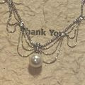 Fashion Alloy Clavicle Choker Jewelry Retro Pendant Necklace Light Weight Simple Style Love Drop Necklace. 
