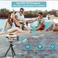 Wireless Lavalier Microphone Noise Cancelling Audio Video Recording for iPhone/iPad/Android/Xiaomi/Samsung Live Game Mic.