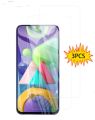 3Pcs Glass For Samsung Galaxy M20 Screen Protector Full Water Color Transparent Tempered Glass. 