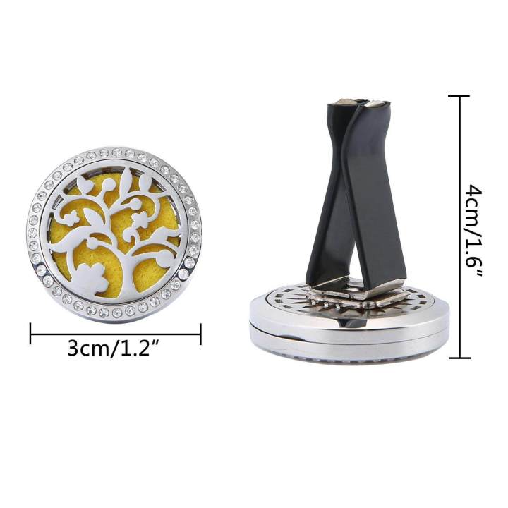 Car%20Air%20Freshener%20Clip%20Essential%20Oil%20Diffuser%20Stainless%20Steel%20Natural%20Air%20Freshener%20For%20Air%20Vent%20Aromatherapy%20With%2010%20Felt%20Pads%20(E)%20-%20Image%207