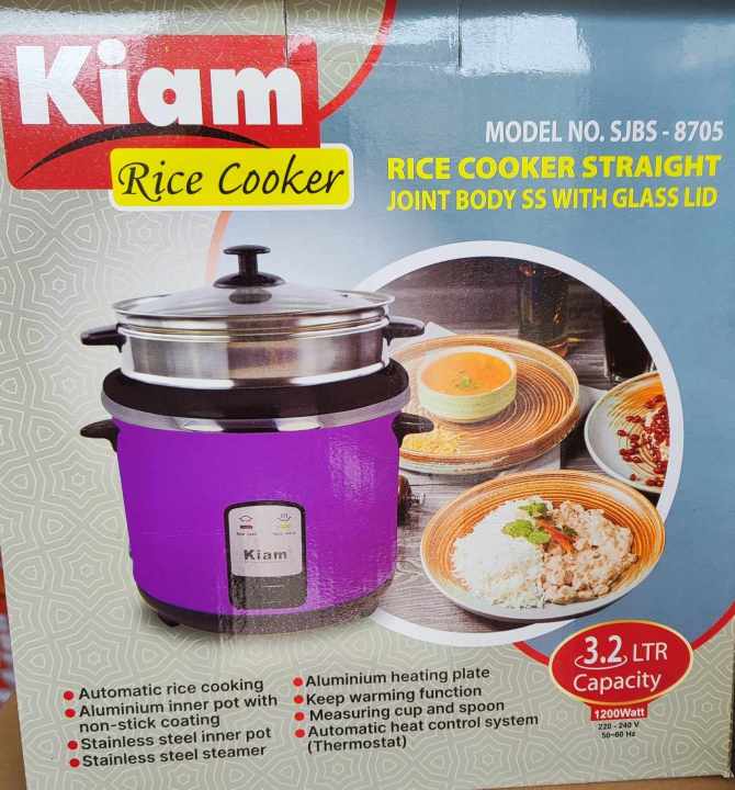 Kiam%20Rice%20Cooker%203.2%20Ltr%20-%20Double%20pot%20(SS%20&%20Non%20Stick%20Pot)-%20SJBS-8705%20-%20Image%203