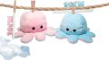 Octopus Soft Toy, Reversible Soft Toy, Hot Pink. 