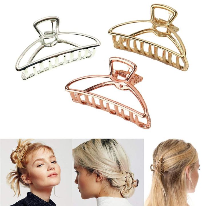 Women%20Girls%20Geometric%20Hair%20Claw%20Clamps%20Metal%20Hair%20Crab%20Moon%20Shape%20Hair%20Claw%20Clip%20Solid%20Color%20Hairpin%20Large%20Size%20Hair%20Accessories%20-%20Image%207