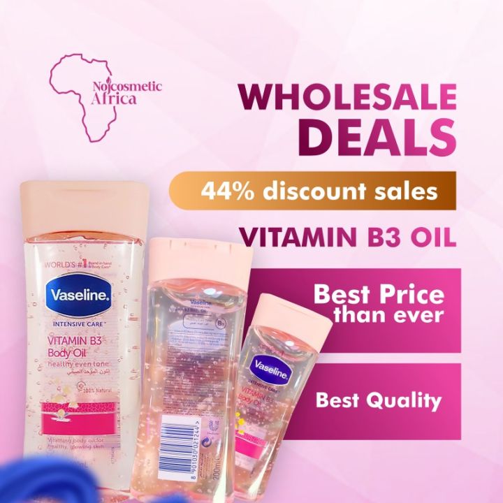 Vaseline Intensive Care Vitamin B3 Body Oil By NS Glamour Mart