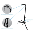 Metal Floor Guitar Stand with Tripod Holder for Acoustic Electric Guitar, Guitar Accessories.