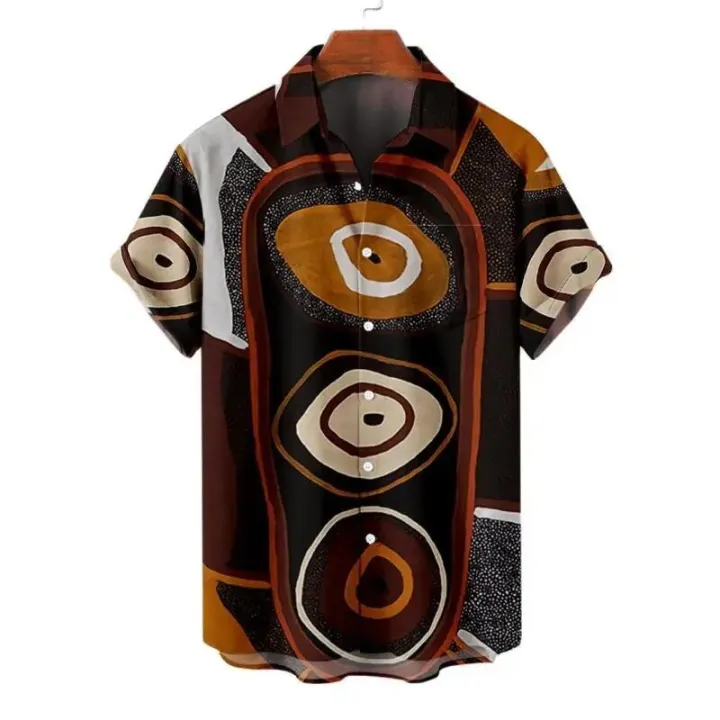 Hawaiian%20Men's%20Colourful%20Striped%20Social%20Camisa%20Short%20Sleeve%20Shirts%20For%20Men%20Casual%20Top%20Oversized%20Tee%20Clothing%20Fashion%20Y2k%20Hot%20-%20Image%203