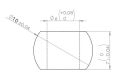1 Piece Replacement 10mm Outer Spherical Ball Bush 6mm Shaft Electrical Fan Motor Iron Copper Repair Bearing Bushing. 