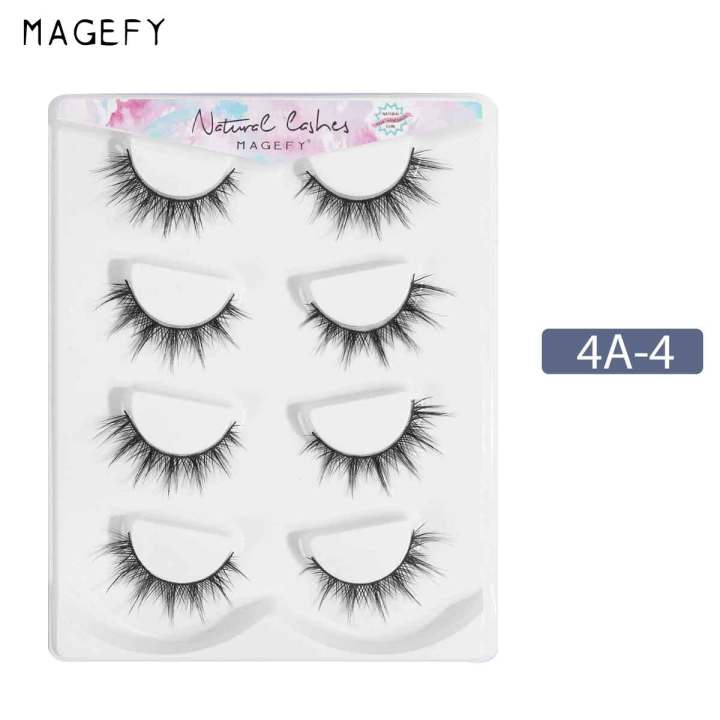 Magefy 4 Pair Eyelash
