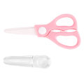 Ceramic scissors for baby complementary food children's noodles, meat, vegetables, fruits cutting, safe and hygienic to carry with you. 