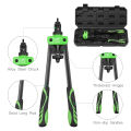 Hand Rivet Nut Tool Riveting Tool Rivet Nut Setter with 6 Metric Mandrels of and Molded Carrying Case.