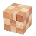 Wooden Puzzle Games Brain Teasers Toy 3D Puzzles for Teens and Adults Logic Puzzle Wood Magic Cube Brain Teaser Assembling Toys.