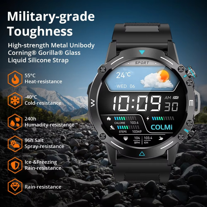 COLMI M42 Smartwatch 1.43" AMOLED Display 100+ Sports Mode Voice Calling Smart Watch