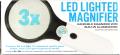 Magnifying Glass With 3 Led Lights / 3 Led Magnifying Glass (Hand-Held Magnifier With Built-In Light) - Multimeter.