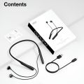 QCY C1 Bluetooth 5.2 Low Latency 13.6mm Driver Stereo Magnetic Neckband Wireless Earphone. 