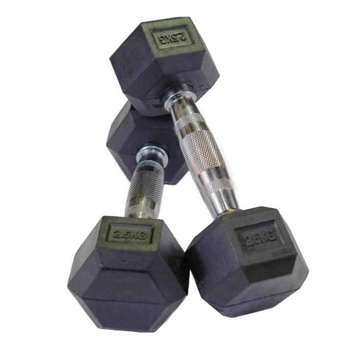 2.5 KG HEX DUMBELL || 2 PIS = 5 KG hex dumbell