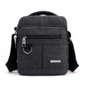 New casual men's canvas shoulder bag men Messenger bags simple lightweight small travel bag crossbody bag.
