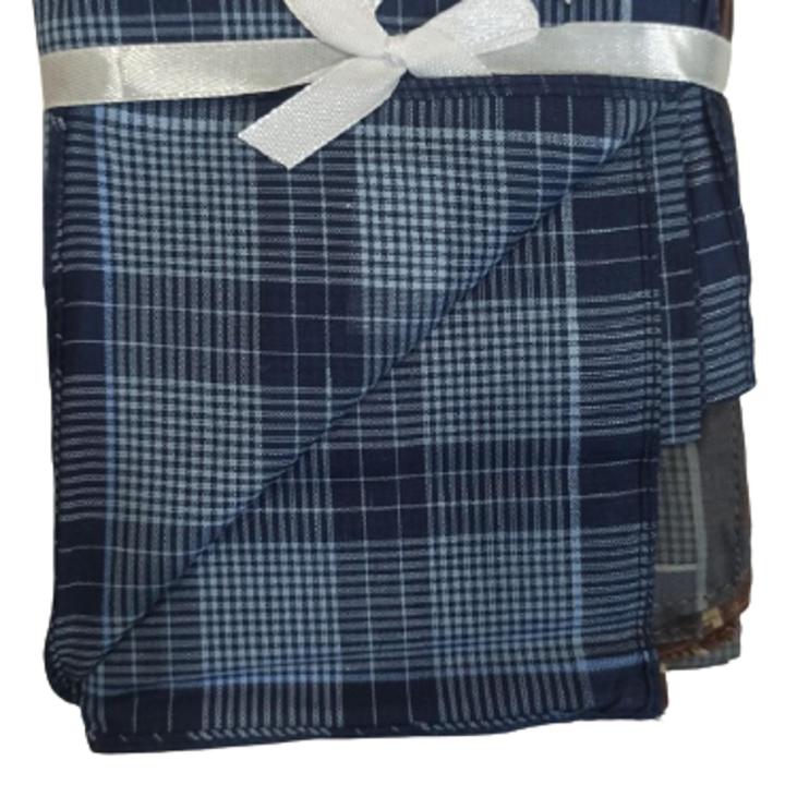 Checked Handkerchief Check Cotton Pack 1 pes Large Size Handkerchief | Daraz.com.bd