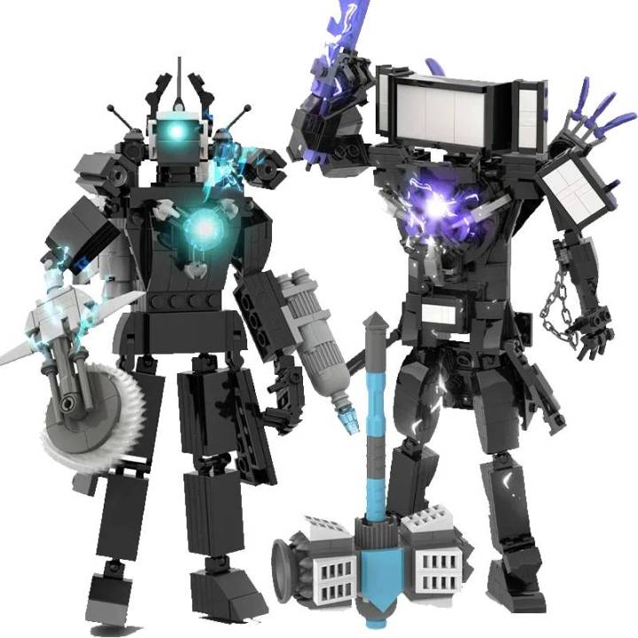 Camera Man Block Skibidi Toilet Block Toys Titans Speakerman Cameraman Titans TV Man ...
