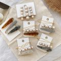 【beauty code store】1 Set Korea Japan Metal Gold Pearl Acetate Hair for Women Girl Wedding Party Hair Accessories Jewelry.