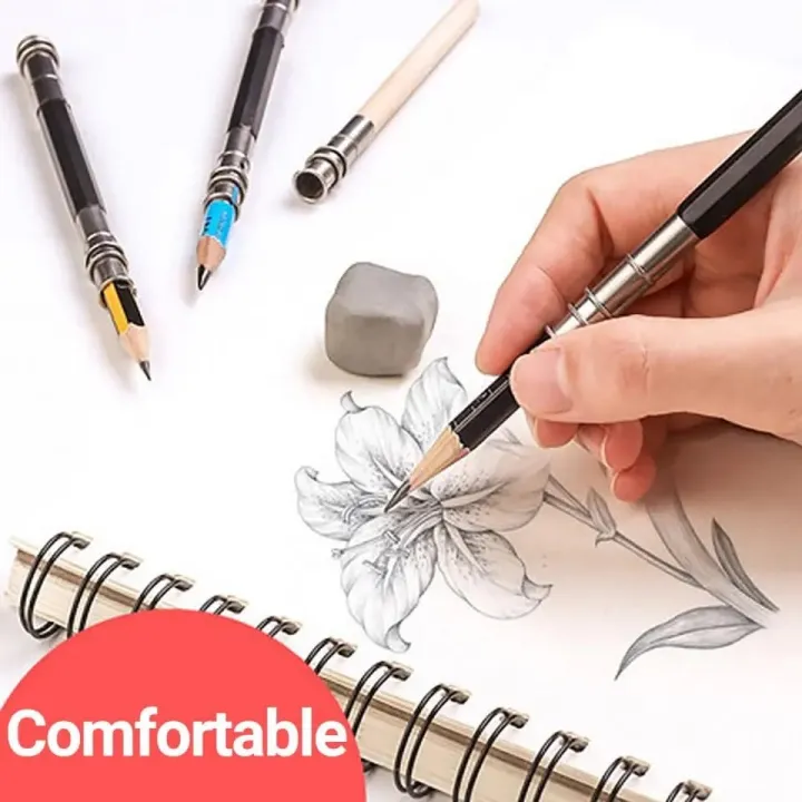 Pencil%20Extender%20Holder%20Adjustable%20Head%20Sketch%20Painting%20Art%20tools%20-%20Image%202
