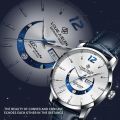Man Watches Men Quartz Wristwatch Fashion Waterproof Date Clock Male Leather Wrist Watches For Men.