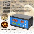 Intelligent Eggs Incubator Controller Multifunctional Automatic Incubator Eggs Hatcher Control System Incubation Temperature and Humidity Controlling Device. 