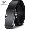 OIMG Williampolo Men Belt Luxury Leather Automatic Buckle Belts High Quality Fashion Design Belt Classice Brand. 