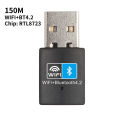 600Mbps USB WiFi Bluetooth Adapter 2 in 1 Dongle Dual Band 2.4G 5GHz USB WiFi 5 Network Wireless Bluetooth Adapter WiFi Receiver.