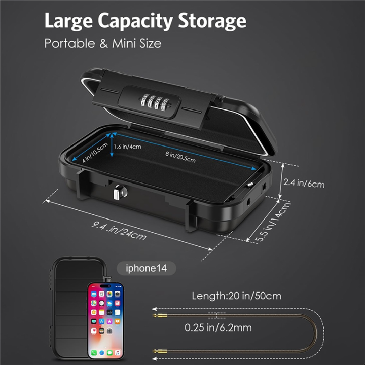 Portable%20Safe%20Box%20for%20Travel%20with%20Combination%20Lock%20for%20Dorm,Travel,Beach,Hotel%20Combination%20Safe%20Box%20Black%20-%20Image%203
