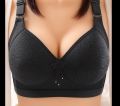 Wireless Padded Push Up Grid Bra Brassiere Underwear. 