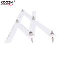 Hot 34cm Scale Drawing Ruler Artist Pantograph Folding Measure Ruler Reducer Enlarger Tool Art Craft For Office School Supplies.