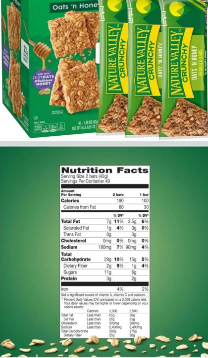 Nature%20Valley%20Crunchy%20Granola%20Bars,%20Oats%20'n%20Honey,%204%20Bar%20Net%20WT%201.49oz(42g)%20-%20Image%204