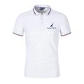 2023Brand New Nautica Summer Fashion Polo Shirt Men's Printed Casual Short Sleeve Lapel Slim Handsome Jogging Fitness Sportswear. 