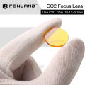 ZnSe Focus Lens USA CVD Lens Dia. 15/18/20 FL25. 4/38.1/50.8/63. 5/76.2/101.6/127/160mm for CO2 Laser Engraving Cutting Machine. 