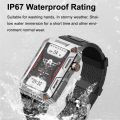 MT88 1.57inch IPS Screen Outdoor Sport Watch Smart Watch for Men Women Health Tracking Watch-black. 