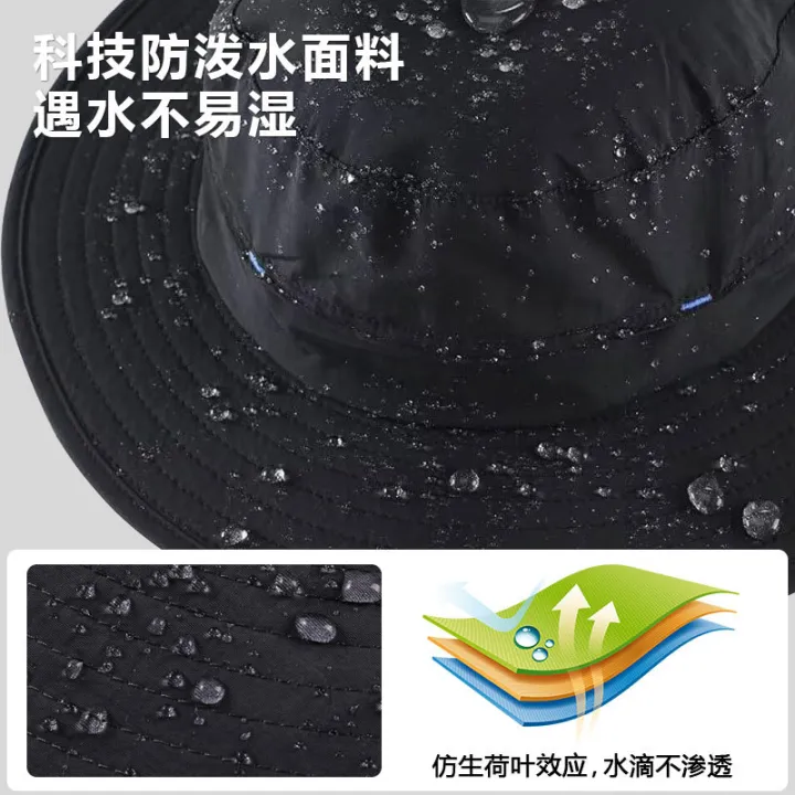 Outdoor%20sun%20hat%20big%20brim%20sun%20hat%20mesh%20mask%20protective%20fishing%20hat%20fisherman%20hat%20insect%20repellent%20hat%20wholesale%20-%20Image%204