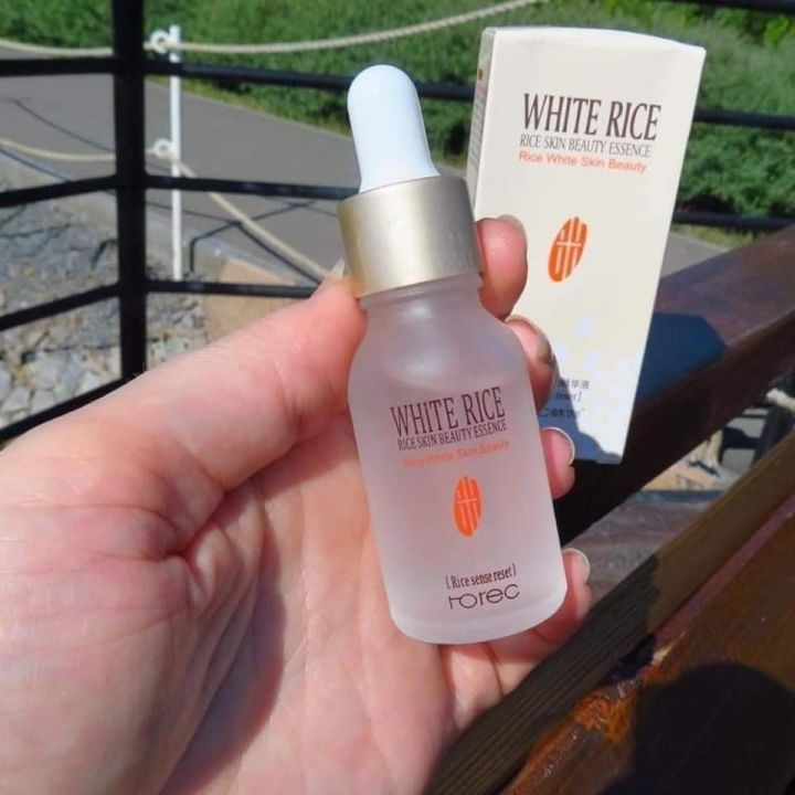 Rice Serum ROREC White Rice Tender Skin Moisturizing Beauty Essence Rice Face Serum 15ml