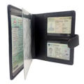 Keep Car Paper Safe, Use License Pouch Bag! Documents Holder for bike + Car, Made in own factory with PU Leather. 